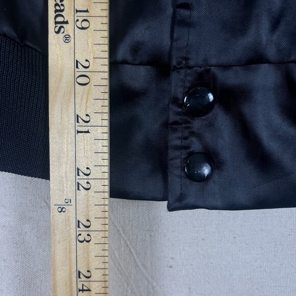 Vintage Chalk Line Mickey Mouse Satin Bomber Jacket L Youth 80s Disney USA RARE - Picture 10 of 10